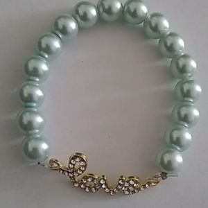 Blue Pearl bracelet
